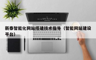 咸阳新泰智能化网站搭建技术指导（智能网站建设平台）